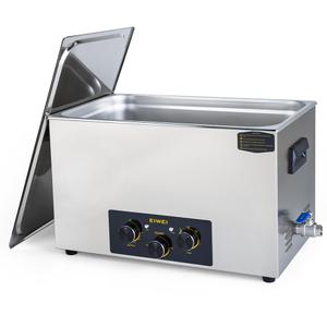 30L Ultrasonic Cleaner Professional Power-Adjustable Knob Jewelry Cleaning Machine with Heater Timer for Carburetor, Jewelry, Glasses, Dentures, Circuit Boards, Automotive Parts