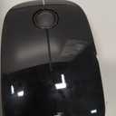 RAPIQUE Bluetooth Wireless Mouse - (BT5.1+USB) Slim Dual Mode Computer Mice with Quiet Click, Low Power, and 1600 DPI, Portable Mouse for MacBook, Laptop, iPad Pro/Air, Surface Pro (Black)