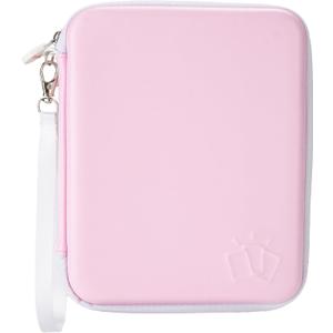 Card Case for Yoto Cards,80-Pockets binder with Zipper,Portable Card Holder Book for Holding Mini Audiobook Cards,Suitable for Boys and Girls(Pink)