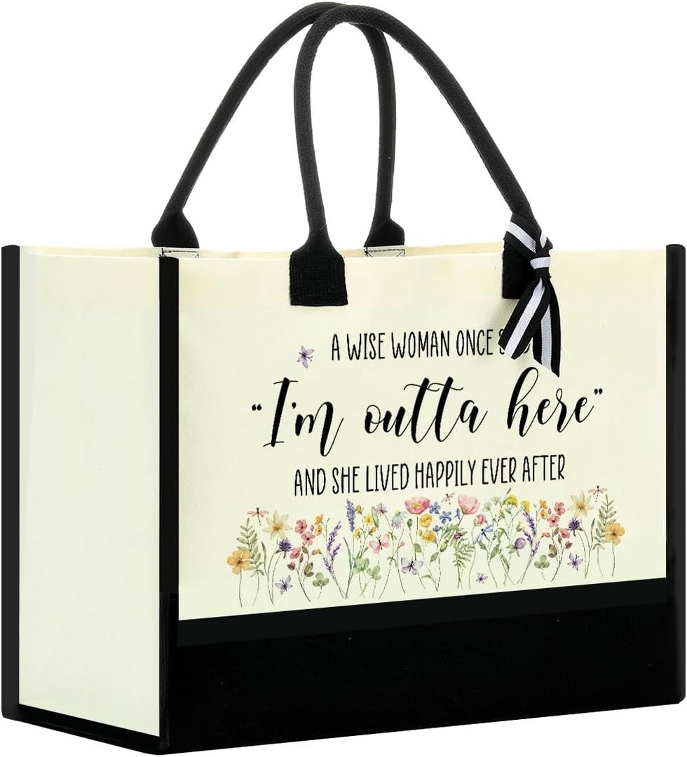 Gifts for Grandma Grandma Christmas gifts Canvas Tote Bags for Women - Stuff (Outtahere)