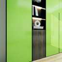 Green Contact Paper 23.6"x196" Glossy Green Peel and Stick Wallpaper for Kitchen Countertop/Cabinet Self Adhesive Waterproof Wall Paper Removable Decorative Vinyl