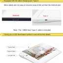 A4 Rechargeable LED Tracing Light Box with Carry Bag, ELICE Wireless Battery Powered Light Pad Artcraft Lightpad Cordless Light Board for Diamond Painting Drawing Sketching Weeding Vinyl (White)