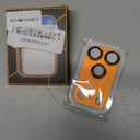 Tensea for iPhone 17 Pro Max Camera Lens Protector, Metal Aluminum Alloy Tempered Glass Cover Camera Screen Protector Accessories, Case Friendly (Orange)