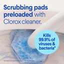 Clorox ToiletWand Disposable Toilet Cleaning System, Spring Cleaning Essential, ToiletWand, Storage Caddy, and 16 Disinfecting ToiletWand Scrubbing Pad Refills