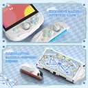 PlayVital Magic Wings Protective Case with Stand for Nintendo Switch 2 | Joycon Silicone Grips, PC Console Hard Shell, 2 Joystick Caps | Cute Animal Accessories Dockable Cover for Switch 2 - White