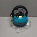 Tea Kettle Stovetop Whistling Kettle Teapot, Food Grade Stainless Steel Teakettle for Stove Top with Heat Proof Ergonomic Handle, 3.1 Quart Tea Pot (Blue)