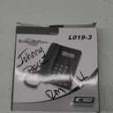 Corded Caller ID Telephone with Speaker for Home and Office, TelPal Wired Landline Telephone Set Simple Analog Desktop Hotel Telephones