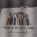 There Is No such Thing As Too Many Books Tumbler, Canvas Tote, And Bookmark