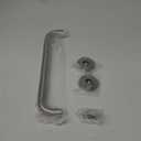 Brushed Nickel Grab Bar 16 Inch, iMomwee Stainless Steel Safety Grab Bar, Wall Mounted Balanced Support Bar for Toilet, Handicap Bathroom Safety Rail for Elderly Senior, Shower Bath Handle