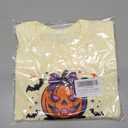Boys Halloween Shirt with Cute Pumpkin, Ghost, Bat, and Dinosaur Graphics - Classic Crewneck Cotton Tee for Ages 2-7 Years (Yellow)