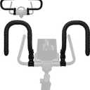 1 Pair U-Handlebar Extender for Indoor Spin Bikes,Get a Comfortable Upright Ride & Multiple Grip Positions to Relieve Strain.