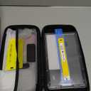 Pro Controllers Accessories Bundle for Nintendo Switch 2 18-in-1: Carrying Case, Screen Protector, Thumb Grip for Joycon, Dockable Console Protective Cover Shell, Steering Wheel, 2025 Switch2 Game Kit (2* Black Controllers (Leather Wrapped))