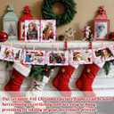 Qunclay 50 Pcs Christmas Picture Frame Ornaments 4x6 Paper Photo Frames Bulk with Stand Cardboard Tabletop Picture Frames Ornament for DIY Crafts Xmas Tree Hanging Decor (Pink,Snowflake Style)