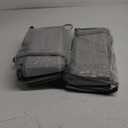 Onlyeasy Sturdy Under Bed Shoe Storage Organizers with Handles & Clear Window (16 to 32 Pairs) 2 Pack, Closet Shoes Containers Boxes for Kids & Adults, 37.7"x23.6"x5.9", Linen-like Grey, MXDUBS16P2