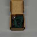 Dog Bells to Go Outside & Puppy Potty Training, Adjustable Dog Door Bell Ring to Go Potty, Handmade with Premium Yarn. Twisted Style, DarkGreen