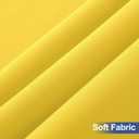Homing 2 Pack Rectangle Table Cloth, Elastic Fitted Fabric Tablecloth Fits for 6 Foot Folding Tables, Washable Table Cover for Picnic, Camping, Indoor & Outdoor (Yellow, 30" x 72")