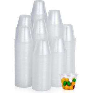 Lilymicky 500 Pack Disposable Medicine Cups (1oz), Medical Plastic Measuring Cups For Medical Purposes, or Mixing and Measuring Resin, Epoxy, DIY Arts & Crafts, Paint