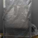 Folding Yoga Stretch Chair - Premium Yoga Support with Back Comfort,Assist Metal Handstand Chair with Detachable Lumbar Back Support for Stretching, Balance Training Grey