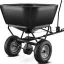 Pull Behind Broadcast Spreader, Fertilizer Spreaders for Lawn Seed Spreader