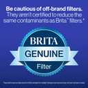 Brita Everyday Elite Water Filter Pitcher, Removes 99% of Lead, Includes 1 Filter, 10-Cup Capacity, Black