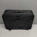 Gzcz Large Capacity Travel Makeup Train Case,Professional Cosmetic Bags for Women,Portable Makeup Brush Bag Organizer Storage with Adjustable Dividers and Shoulder Strap (Black)