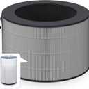 PuriCare 360 Filter Compatible with LG PuriCare 360 Purifiers, Model AS601HBB0, H13 HEPA  Activated carbon Filter, 1 Pack