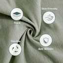 MEETSKY Pet Couch Cover Sectional Sofa Covers Washable, 2 Pieces Chenille Couch Covers for 2 Cushion L Shaped Sofa, Multi-Use Furniture Protector for Dogs, Kids (Large, 71"x102"+71"x118",Sage Green)
