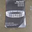 Dog Fance, 16 Panel 24” Height Puppy Fence Exercise Pen for Yard Gate, Indoor Outdoor Heavy Duty Anti-Rust Metal Playpens with Doors Portable for RV Camping - Small/Medium/Large Pets