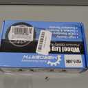 14mmx1.5 7 Spline Wheel Lug Nuts Tuercas para Llantas De Carros for 6 Lug Aftermaket, Conical Bulge Seat, Closed End W/ 1 Socket Key, Black Set of 24