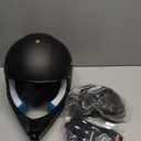 Youth Dirt Bike Helmet DOT Certified - Full Face Motorcycle Helmet for Off-Road, ATV, Street Riding, Includes Adjustable Goggles & Protective Gloves Large