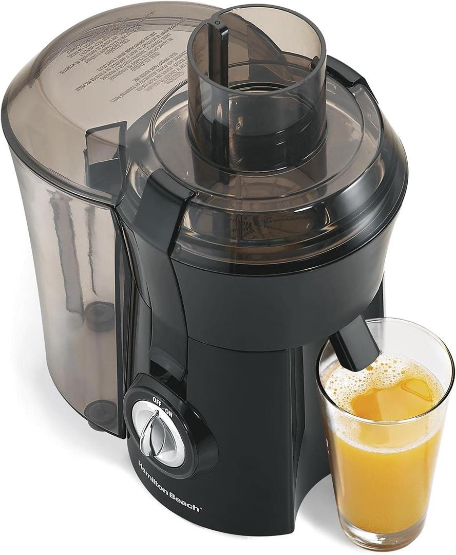 Hamilton Beach 67601 Big Mouth Juice Extractor, Black (Discontinued)