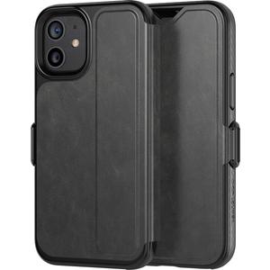 tech21 Evo Wallet Phone Case for Apple iPhone 12 Mini 5G with 12 ft. Drop Protection, Black