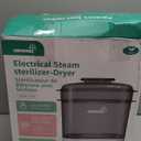 Grownsy Adjustable 4 in 1 Large Bottle Sterilizer and Dryer, 8 Bottles Capacity,Electric Steam Baby Bottle Sterilizer, Sanitizer for Baby Bottles & Pacifiers, Breast Pump Parts (Grey)