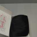 morvally Short Black Wavy Bob Wig with Bangs for Women 16 Inches Natural Synthetic Hair Wavy Wigs