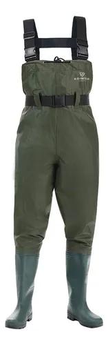 FISHINGSIR HISEA Fishing Waders for Men with Boots Womens Chest Waders Waterproof for Hunting with Boot Hanger
 8