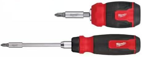 Milwaukee Electric - 2PC 14-in-1 RATCHETING Multi-BIT Screwdriver and 8
