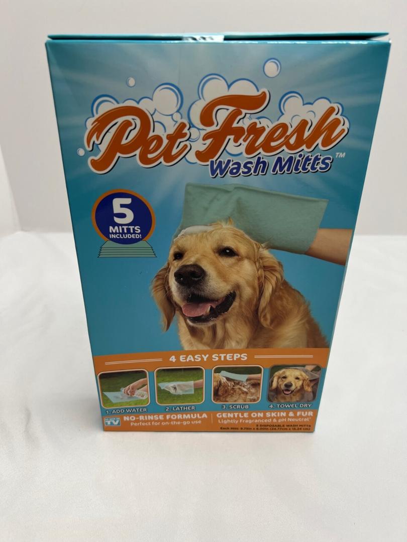 Pet Fresh Wash Mitts 2