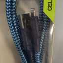 CELLCandy USB C Braided Charge and Sync Cable - Light Blue