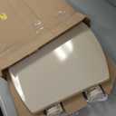 Bemis 1500EC 068 Toilet Seat with Easy Clean & Change Hinges, 1 Pack Elongated, Fawn Beige (19.24"L x 14.13"W)