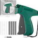 Fine Stitch, Mini Stitch Gun for Clothes, Stitch Quick Clothing Fixer Sewing Quilting Hemming Quick Stitch Tagginn Gun Kits with 2 Needles, 1500 Black & 1500 White 4.4mm Fastener