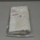 Boho Throw Pillow Covers 18x18 Set of 2 Farmhouse Decorative Cushion Case Striped Square Pillows Cover Chenille Pillow Cases Accent Neutral Pillowcase for Sofa Couch Bed,White