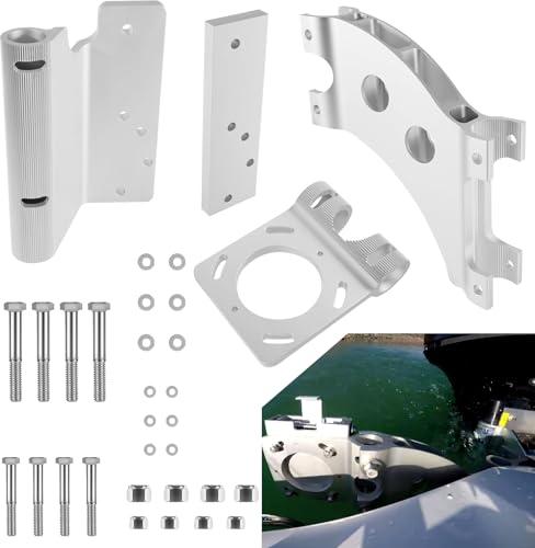 Compatible with Minn Kota 1810302 Talon Sandwich Adapter Bracket-Port,Heavy Duty Port Side Mount for Shallow Water Anchor Adapter Bracket