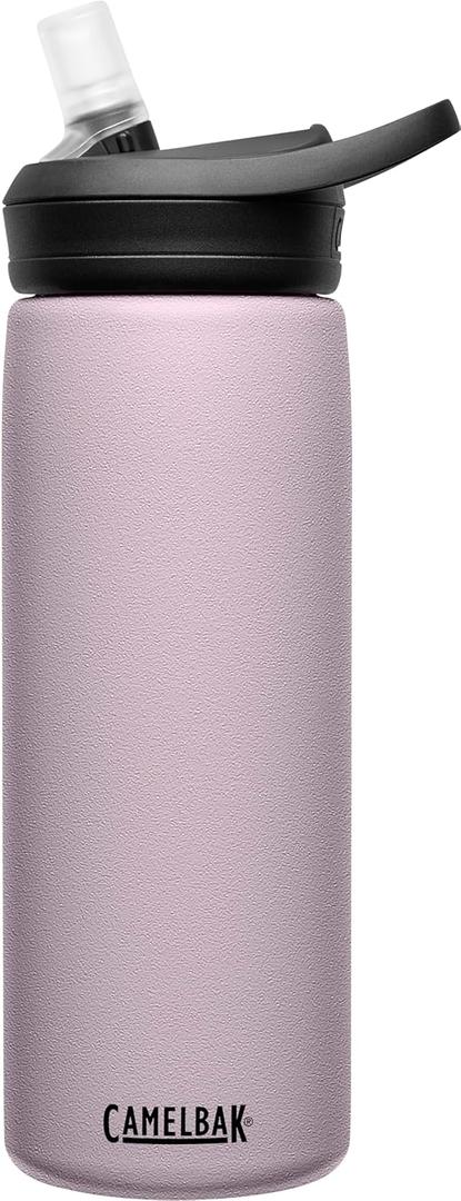 CamelBak Eddy+ Insulated Stainless Steel Bite Valve Straw Water Bottle Purple Sky, 20oz