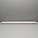 DEZ FURNISHINGS Cordless No Tools 1" Magnet Mini Blinds for Metal Doors, Room Darkening, 25" W x 42" H, White