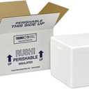 Polar Tech 245C Thermo Chill Insulated Carton with Foam Shipper, Medium, 17" Length x 10" Width x 8-1/4" Depth, Original Version