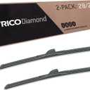 TRICO Diamond 28" + 25" Super Premium Automotive Replacement Windshield Wiper Blades (Set of 2), Passenger and Driver Side All-Weather Beam Wiper Blades for Select Vehicle Models (Item #25-28251)