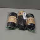 Polyester Macrame Cord 2mm x 251 Yards, 100% Polypropylene Premium Macrame Rope, Colorful Yarn Crochet Macrame Bag Craft for Wall Hangers, Bags, Bottom Plates, Carpets (Black, 1 Skein) 3pc