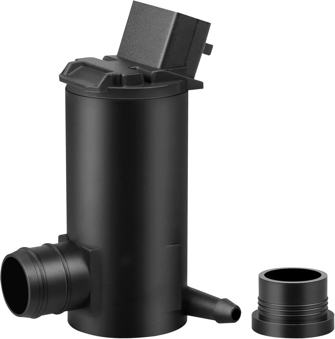 HHCSOP Windshield Washer Pump w/Grommet, Compatible with Toyota 4Runner Camry Sienna Land Cruiser Tundra, Lexus LX470 LS430 IS300 LS400, Replaces OEM 85330-33020 85330-AA010 85330-12340 85330-20190