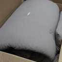 ZonLi Japanese Floor Futon Mattress Full Size 80"x 54", 100% Cotton Cover 2.5'' Thicken Tatami Mattress, Foldable Sleeping Pad, Portable Dormitory Tatami Mat (Grey)