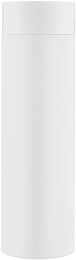 17 oz Water Bottle Stainless Steel Thermoses - Insulated Vacuum, Leak Proof, Keeps Drinks Hot/Cold - Ideal for Coffee, Tea, Water - White (16.9 Ounces)